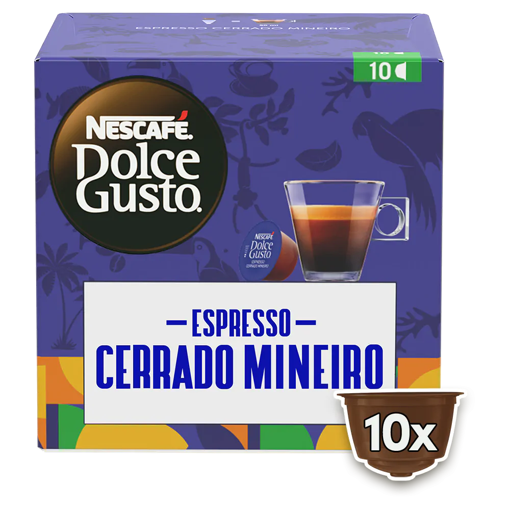 Nescafé Dolce Gusto - Café Espresso Cerrado Mineiro 10 Cápsulas (60g)
